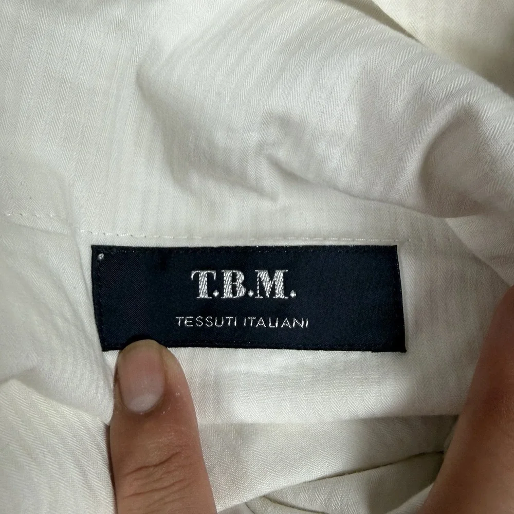 Suitsupply Soho Pure Linen Pants Men's 36x30 Cream Check Plaid TBM Italy EUC